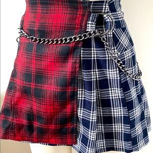 School Girl Plaid Skirt